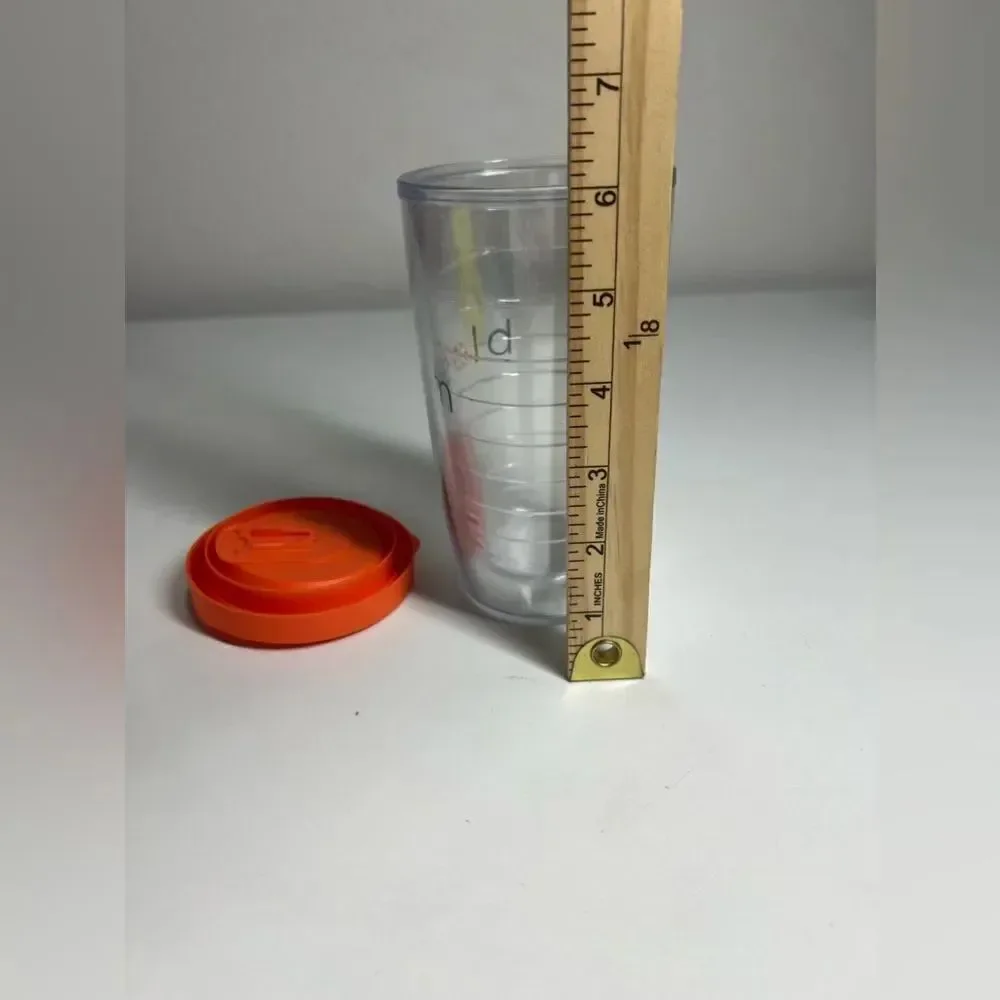 Tervis Made in USA Double Walled Clear Lidded Insulated Tumbler 16oz
